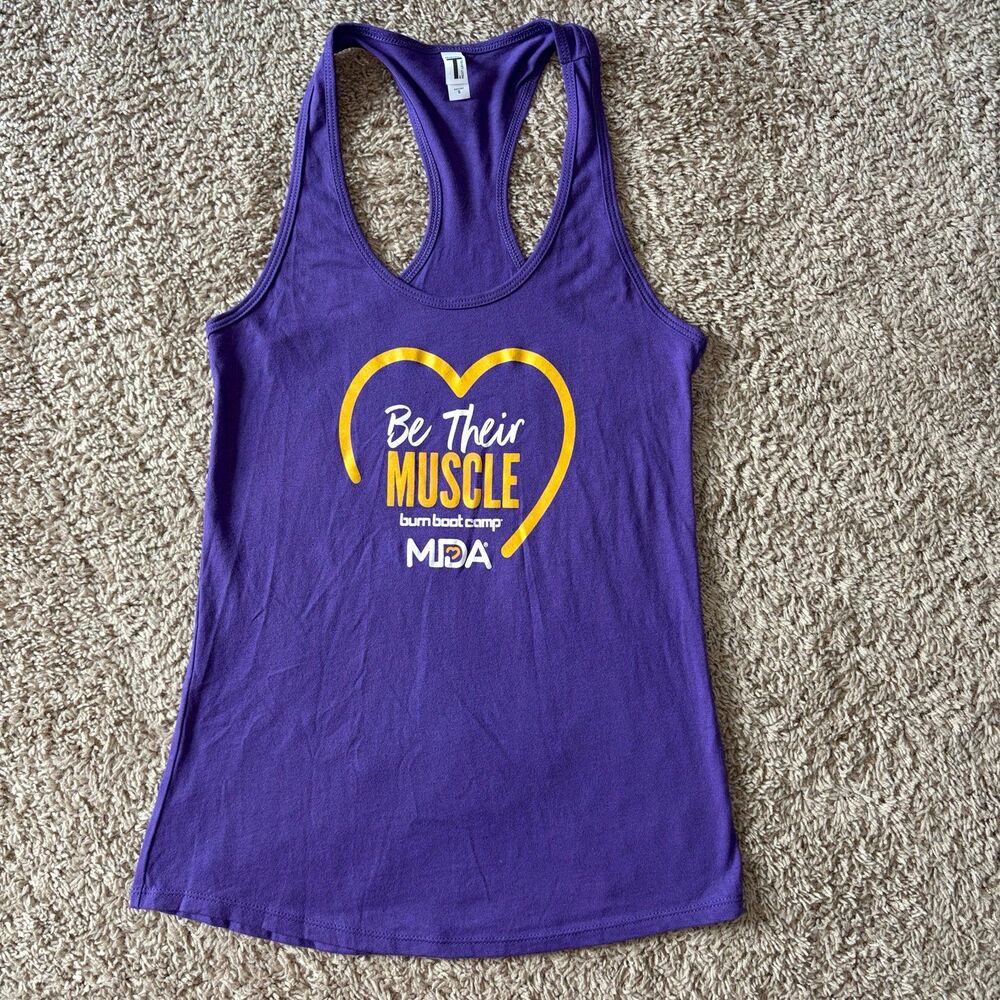 "Be Their Muscle" Burn Boot Camp Tank Top size small